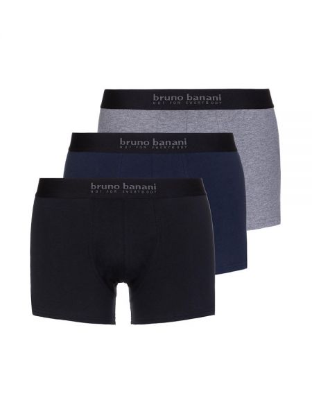 Bruno Banani Energy Cotton: Short 3er Pack, schwarz/navy/grau