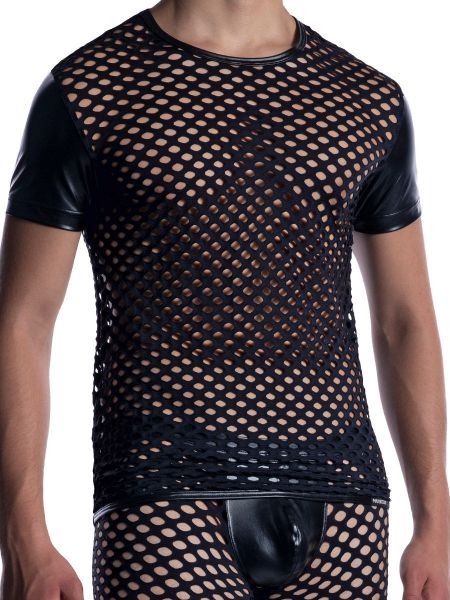 MANSTORE M2054: Casual T-Shirt, schwarz