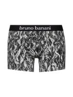 Bruno Banani Scratch: Short 2er Pack, schwarz/grau print