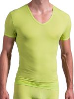 Olaf Benz RED0965: Phantom V-Neck-Shirt, lime green