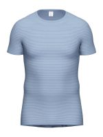 Ammann Jeans Feinripp: T-Shirt, hellblau