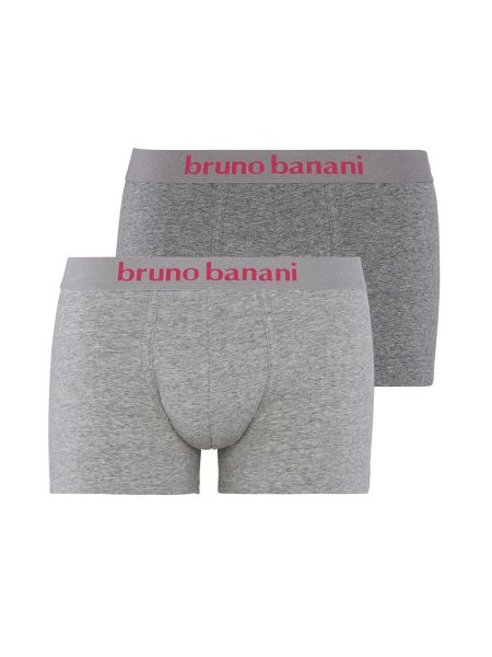 Bruno Banani Denim Fun: Short 2er Pack, grau melange