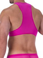MANSTORE M2327: Cropped Top, hotpink