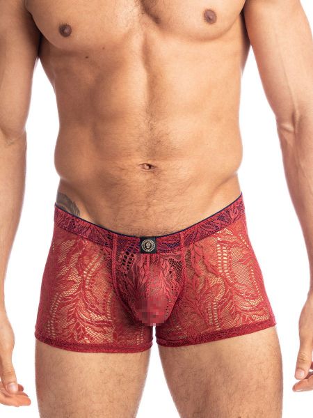 L&#039;Homme Red Dahlia: Push-Up Shorty, rot