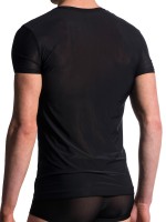 MANSTORE M101: V-Neck-Shirt, schwarz