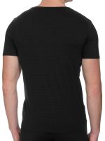Bruno Banani Check Line 2.0: T-Shirt, schwarz