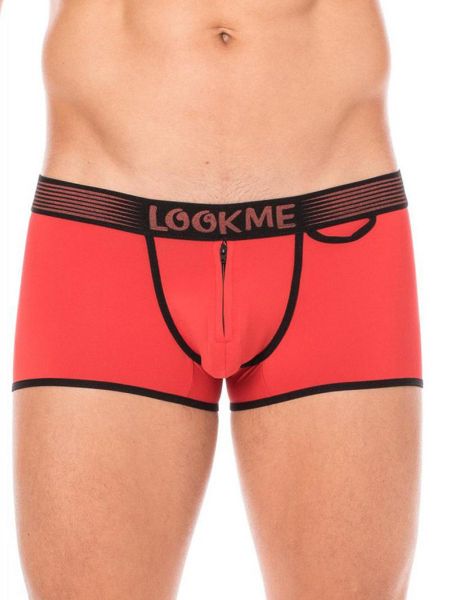 Look Me Funny: Boxerpant, rot/schwarz