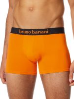 Bruno Banani Flowing: Short 2er Pack, orange/schwarz