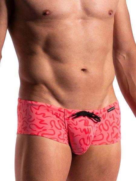 MANSTORE M2284: Beach Hot Pant, print rose