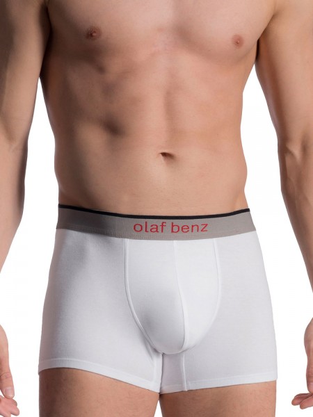 Olaf Benz RED1010: Boxerpant 2er Pack, weiß