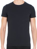 HOM Supreme Cotton: T-Shirt, schwarz