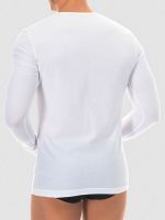 Zero Defects Long Sleeve: Egyptian Cotton Langarm-Shirt, weiß