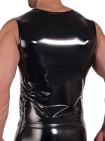 MANSTORE M2373: Zipped Vest, schwarz
