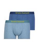 Bruno Banani Denim Fun: Short 2er Pack, jeansblau//hellblau melange