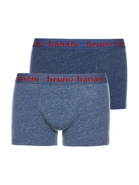 Bruno Banani Denim Fun: Short 2er Pack, blau melange