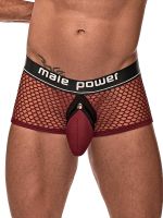 Male Power Cock Pit: Mini Cock Ring Short, burgundy