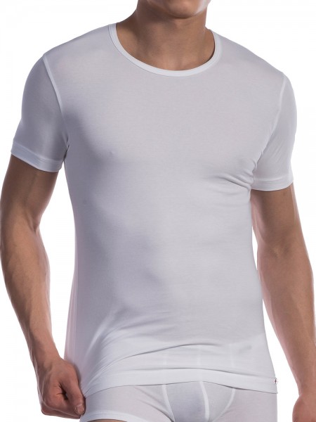 Olaf Benz RED1601: T-Shirt, weiß
