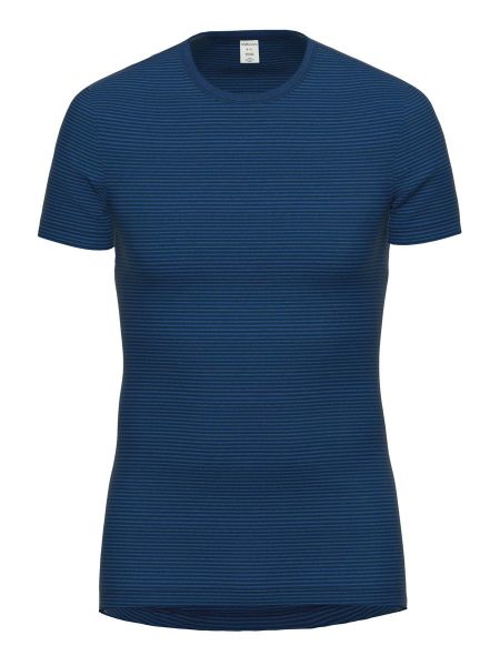 Ammann Jeans Feinripp: T-Shirt, dunkelblau