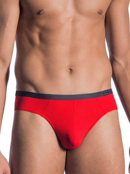 Olaf Benz RED1802: Sportbrief, rot/anthrazit