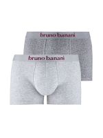Bruno Banani Denim Fun: Short 2er Pack, anthrazit melange//grau melange